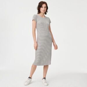 Club Monaco | Jaquetta Striped Cap Sleeve Dress | Extra Small